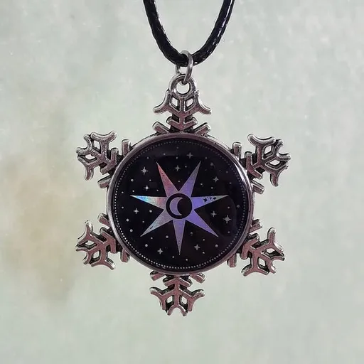Collier flocon étoilé