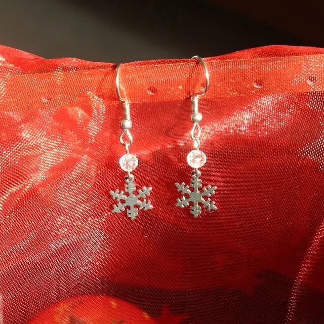 Boucles d'oreilles Flocons