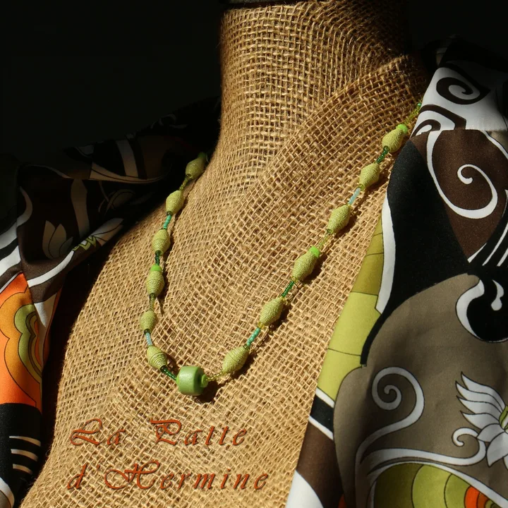 Collier citron vert